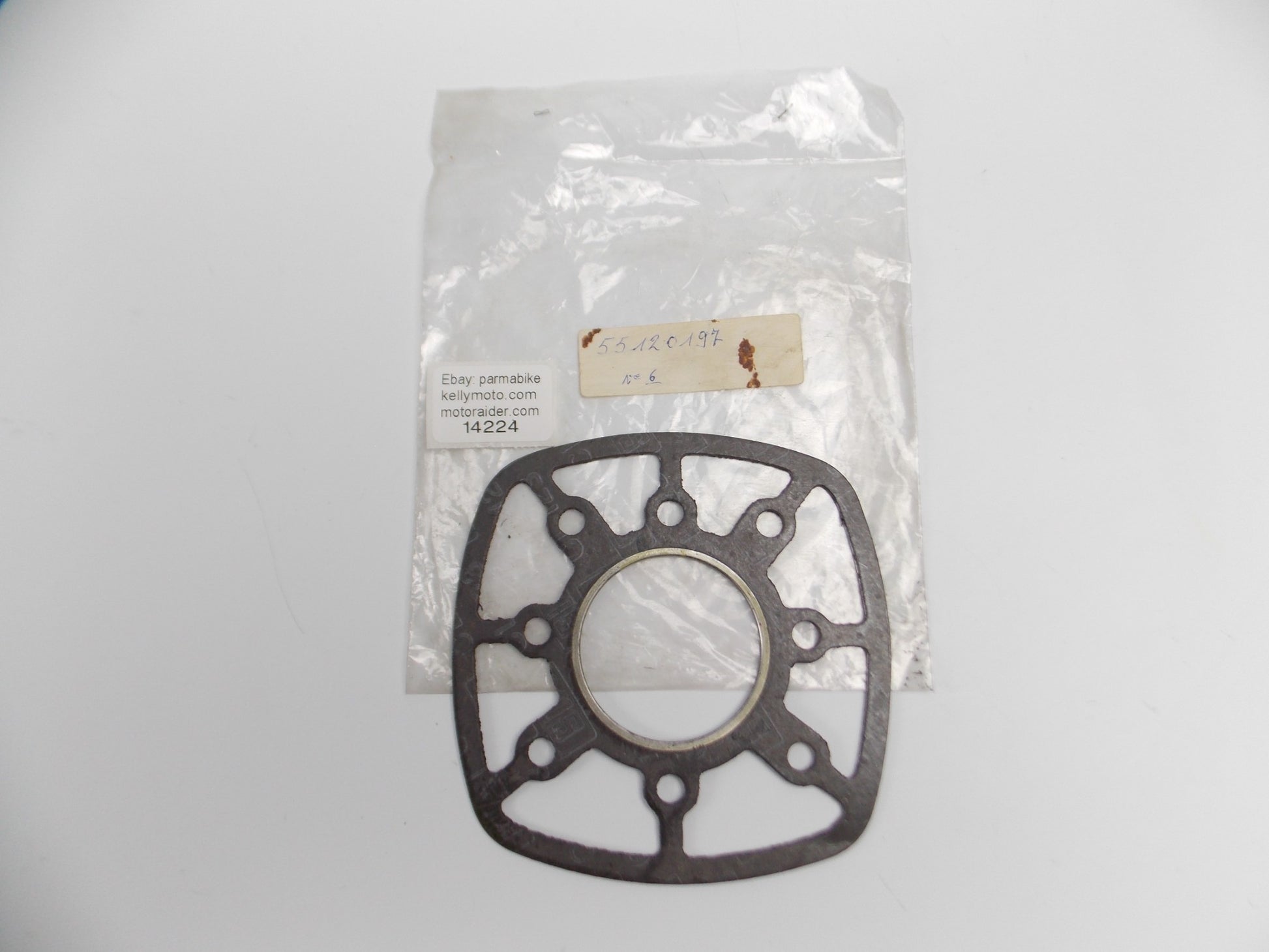 OEM LAVERDA 1985 LB-1 125 SPORT CUSTOM MOTOR CYLINDER HEAD GASKET 55 120 197 - MotoRaider