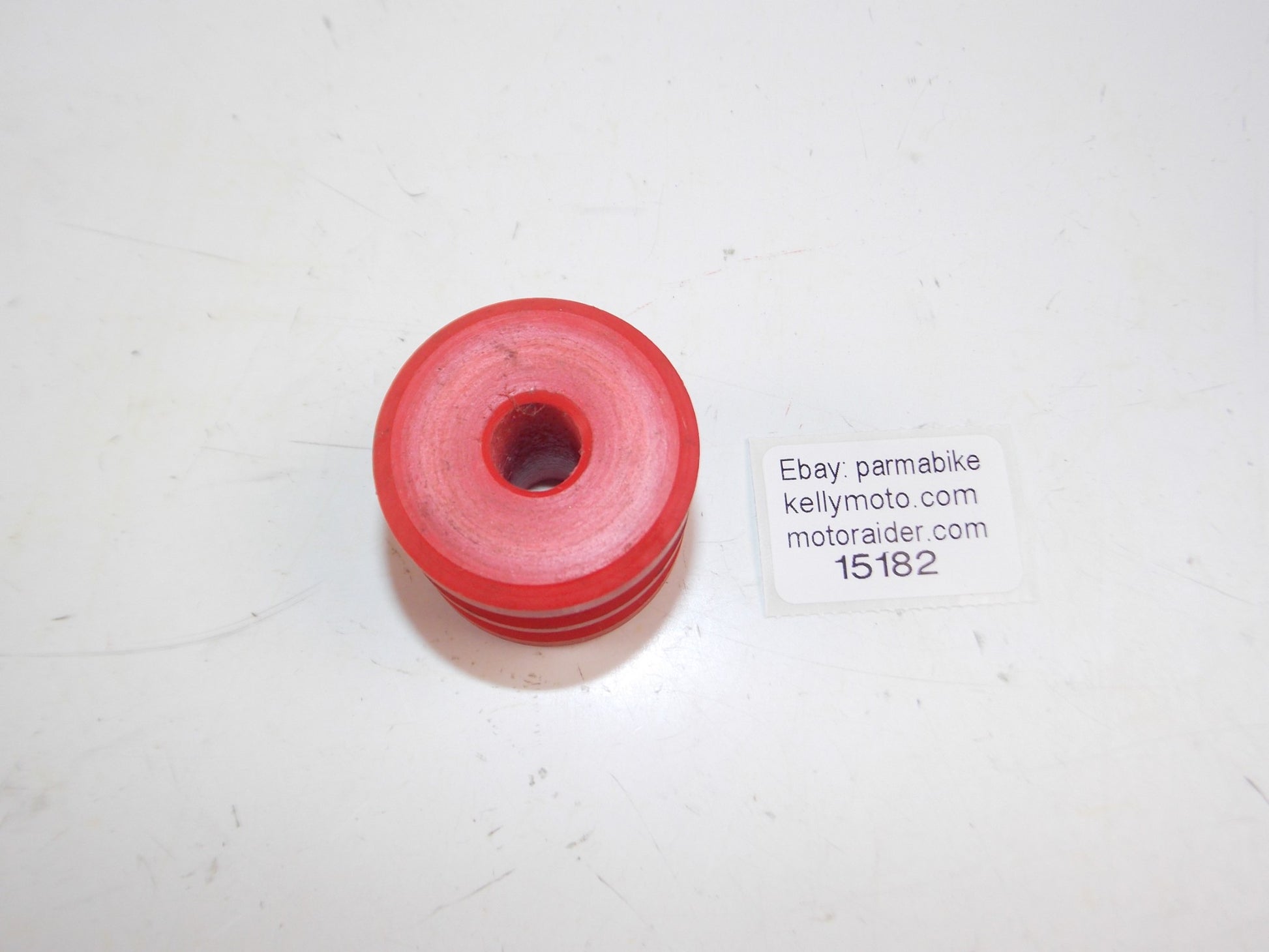 VINTAGE MOTORCYCLE CHAIN GUIDE ROLLER RED D=41mm W=37mm MOTOCROSS ENDURO STREET - MotoRaider