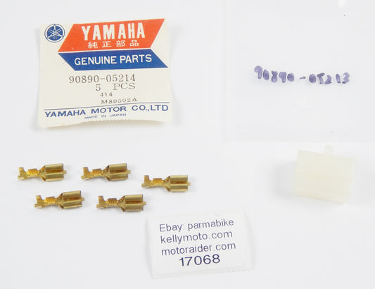 OEM YAMAHA 1985 70ETLK OUTBOARD MOTOR FEMALE INSERT SOCKET (5) + SOCKET - MotoRaider