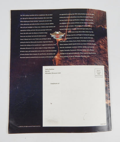1991 HARLEY CATALOGUE 1994 ANNUAL REPORT 1995 GENUINE MOTORCLOTHES EVO SOFTAIL - MotoRaider
