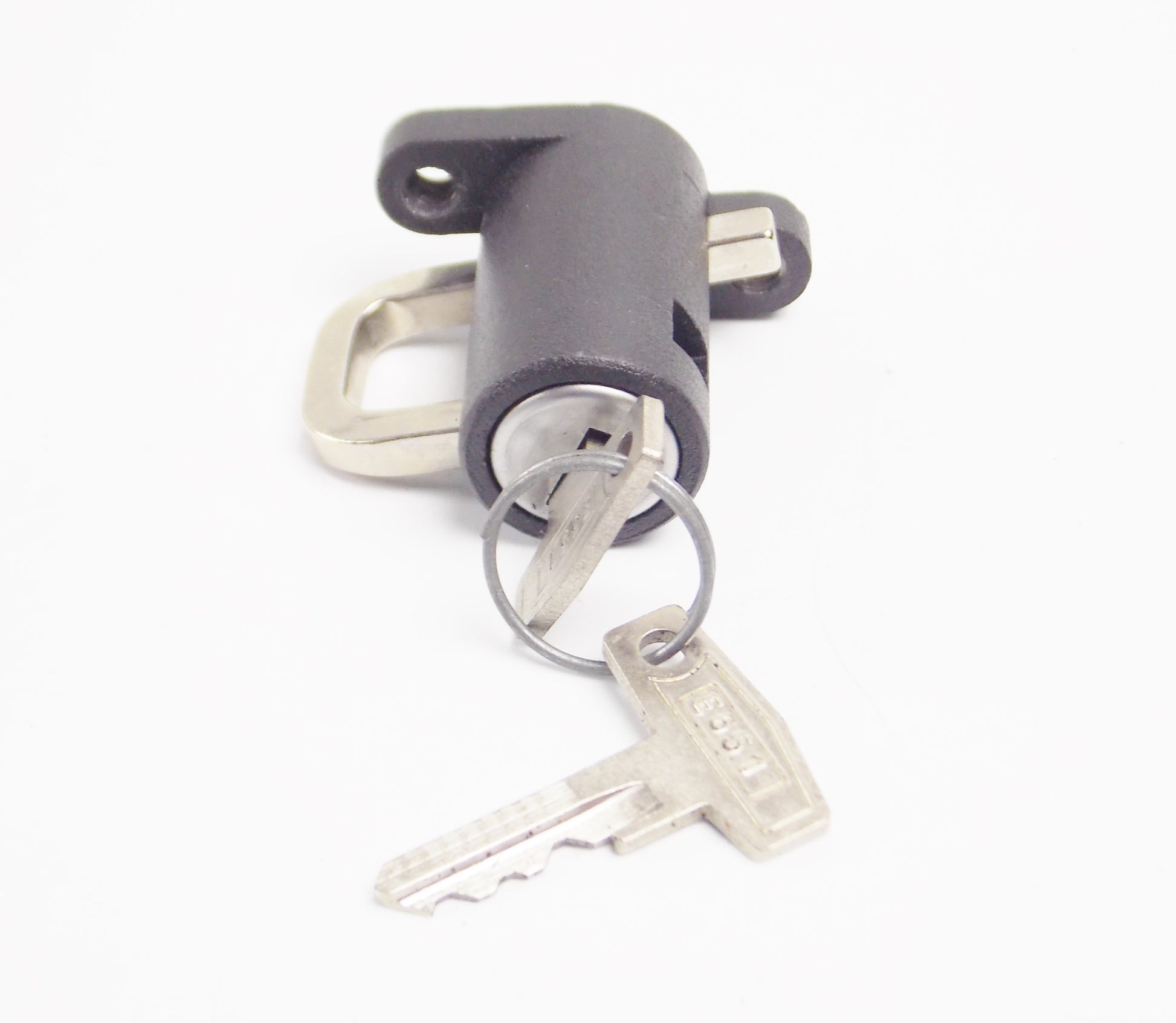 MOTORCYLCE SCOOTER UNIVERSAL HELMET LOCK HOLES DISTANCE =32 mm ZADI - MotoRaider