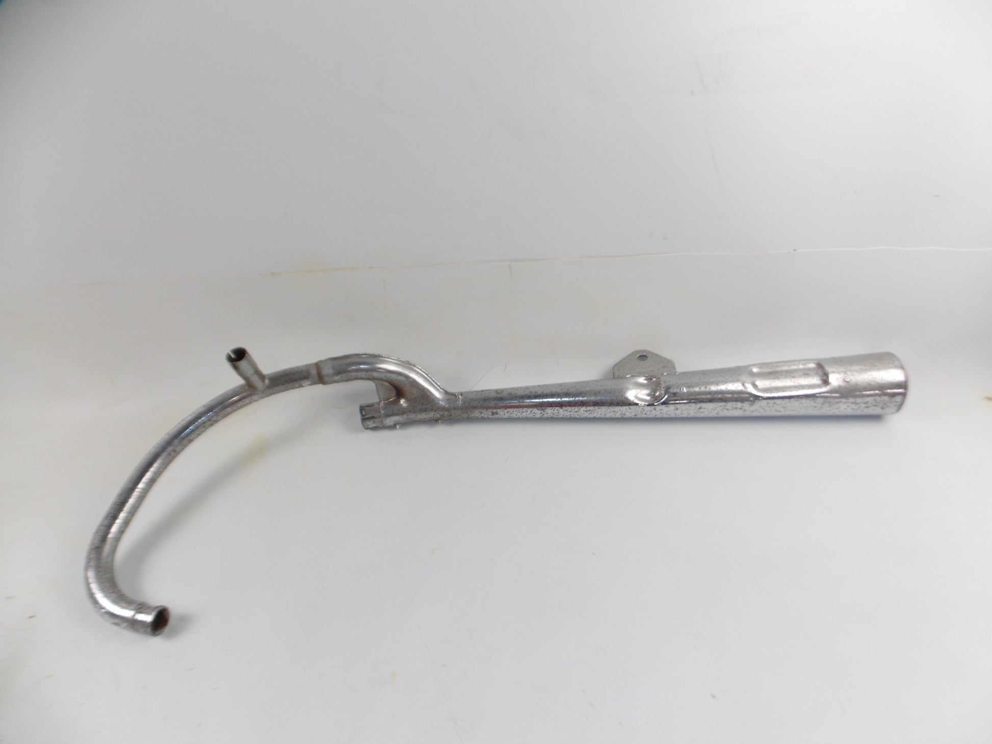 OEM SUZUKI 1977-79 GS550 GS500 MUFFLER EXHAUST SILENCER LEFT CHROME 14340-47100 - MotoRaider