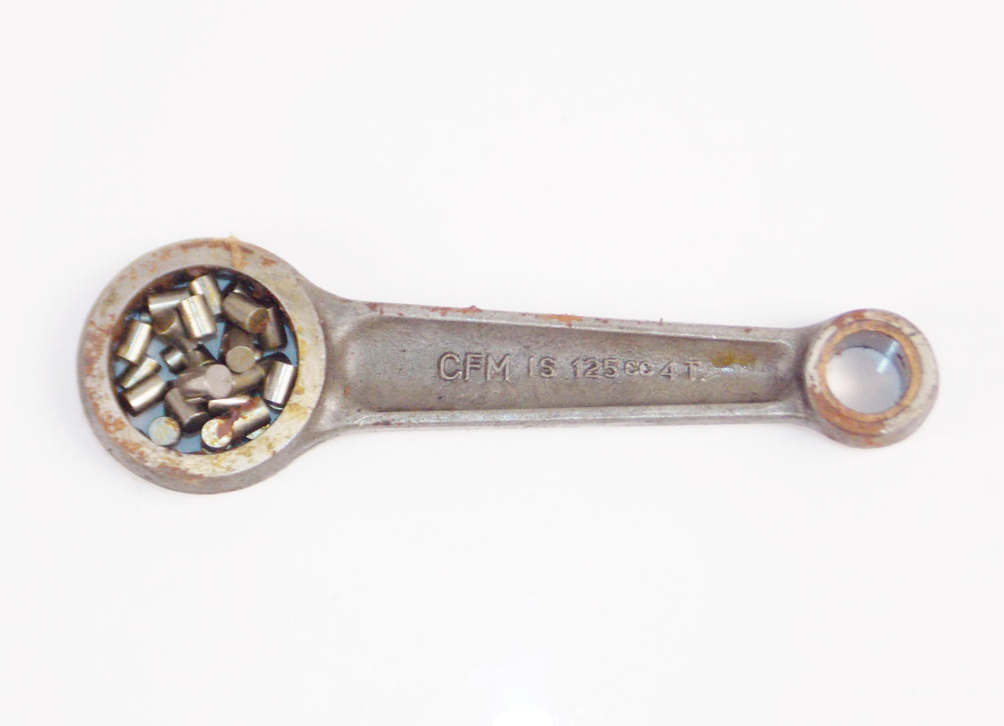 CFM CONNECTING ROD+PIN+ROLLER BEARING MI-VAL 125 4 STRKE ISO 125 OVERALL L=147mm - MotoRaider