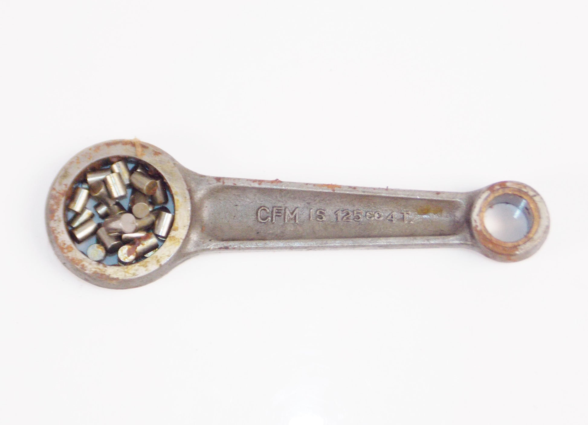 CFM CONNECTING ROD+PIN+ROLLER BEARING MI-VAL 125 4 STRKE ISO 125 OVERALL L=147mm - MotoRaider