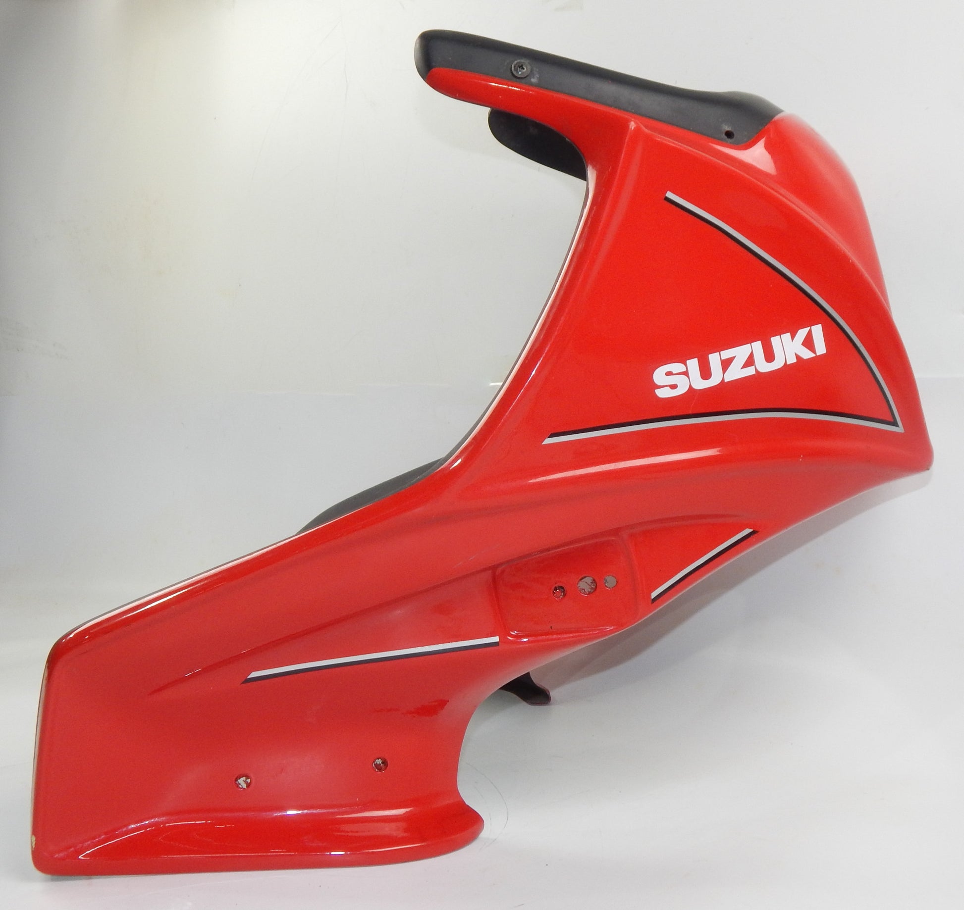 WINDLINE FIBERGLASS FAIRING COWLING+HEADLIGHT RED SUZUKI 27"x21" VINTAGE ITALY - MotoRaider
