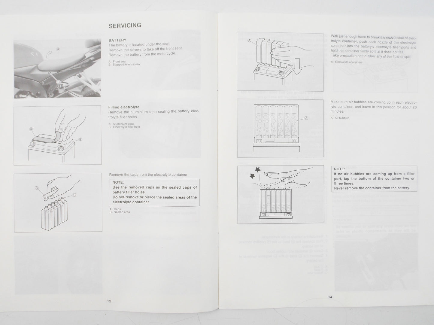 SUZUKI GSX-R600K6 SET-UP MANUAL ASSEMBLY BOOKLET ENGLISH 99505-01076-01E - MotoRaider