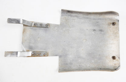 VINTAGE MOTORCYCLE ENGINE FRAME PROTECTOR SKID PLATE 14"x9.5" ENDURO MOTOCROSS - MotoRaider