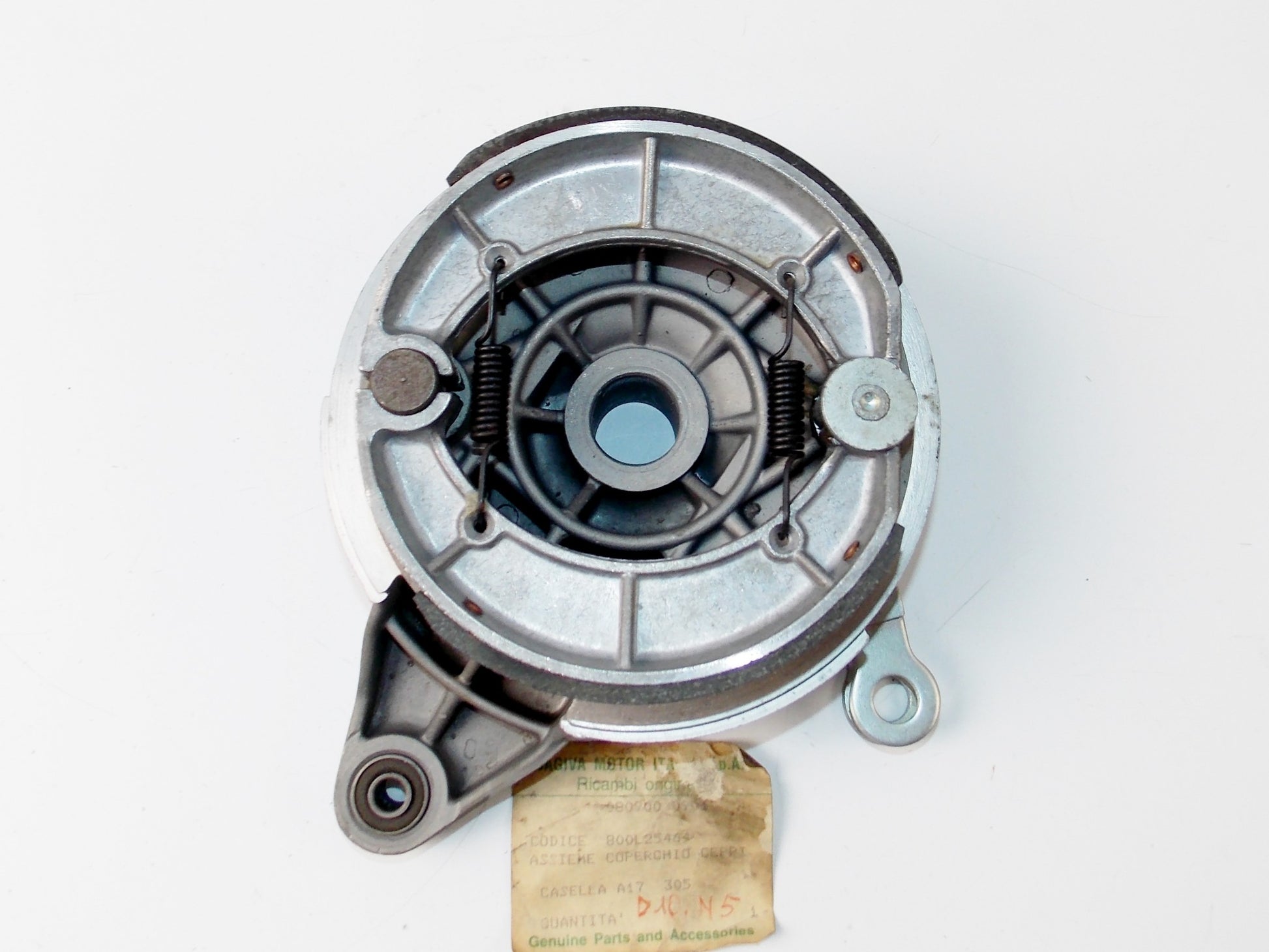 OEM CAGIVA AMF HARLEY DAVIDSON 1978 SXT/SST 125 REAR WHEEL BRAKE PLATE 800L25464 - MotoRaider