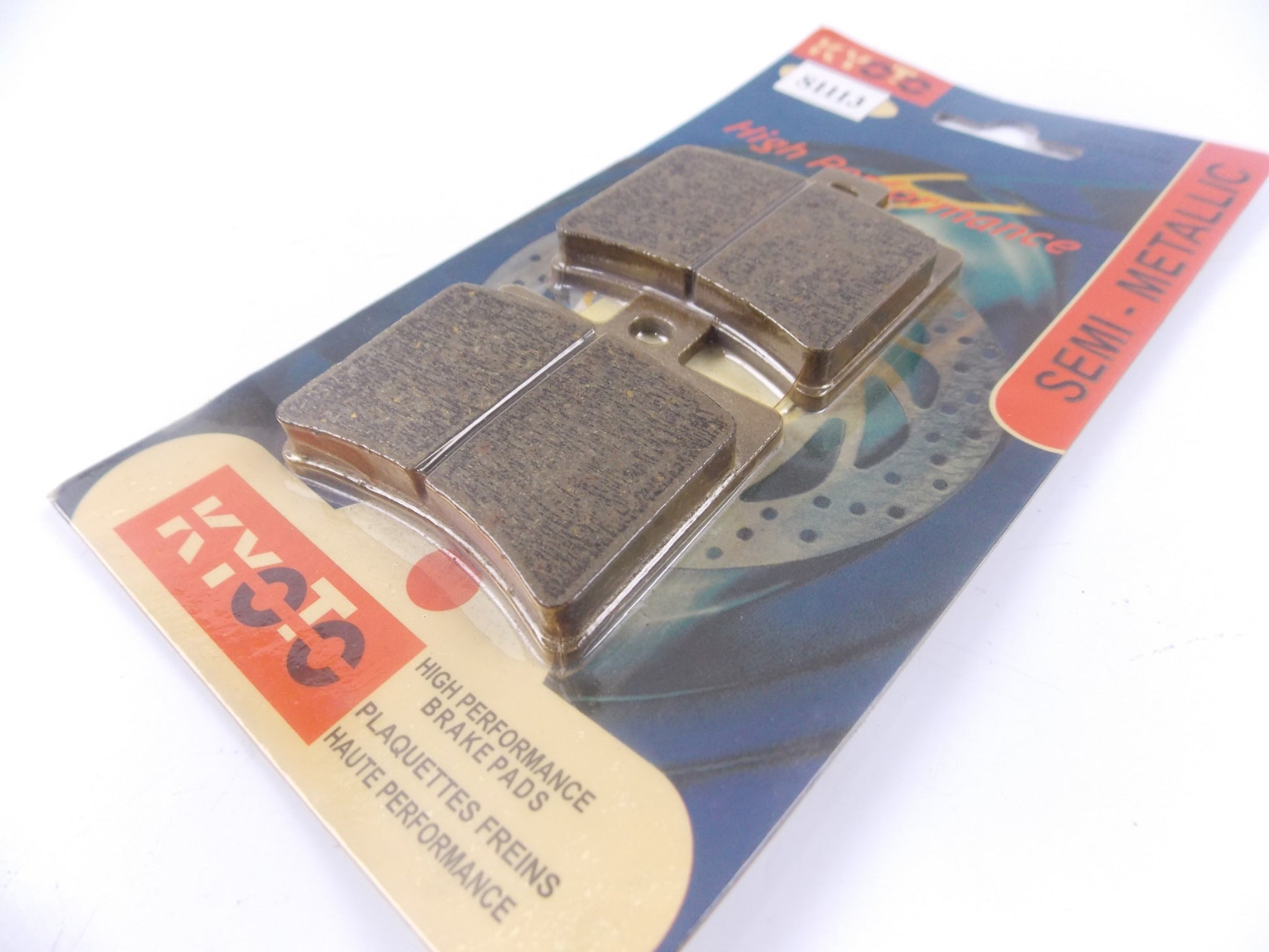 NOS KYOTO SEMI METALLIC REAR PAIR BRAKE PADS APRILIA/MALAGUTI  S1113 - MotoRaider