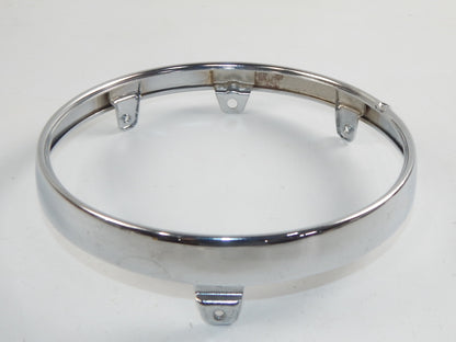 OEM KAWASAKI HEADLIGHT RIM BEZEL CHROME 001-1834 STANLEY VINTAGE MOTORCYCLE - MotoRaider