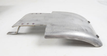 VINTAGE MOTORCYCLE ENGINE FRAME PROTECTOR SKID PLATE 14"x9.5" ENDURO MOTOCROSS - MotoRaider