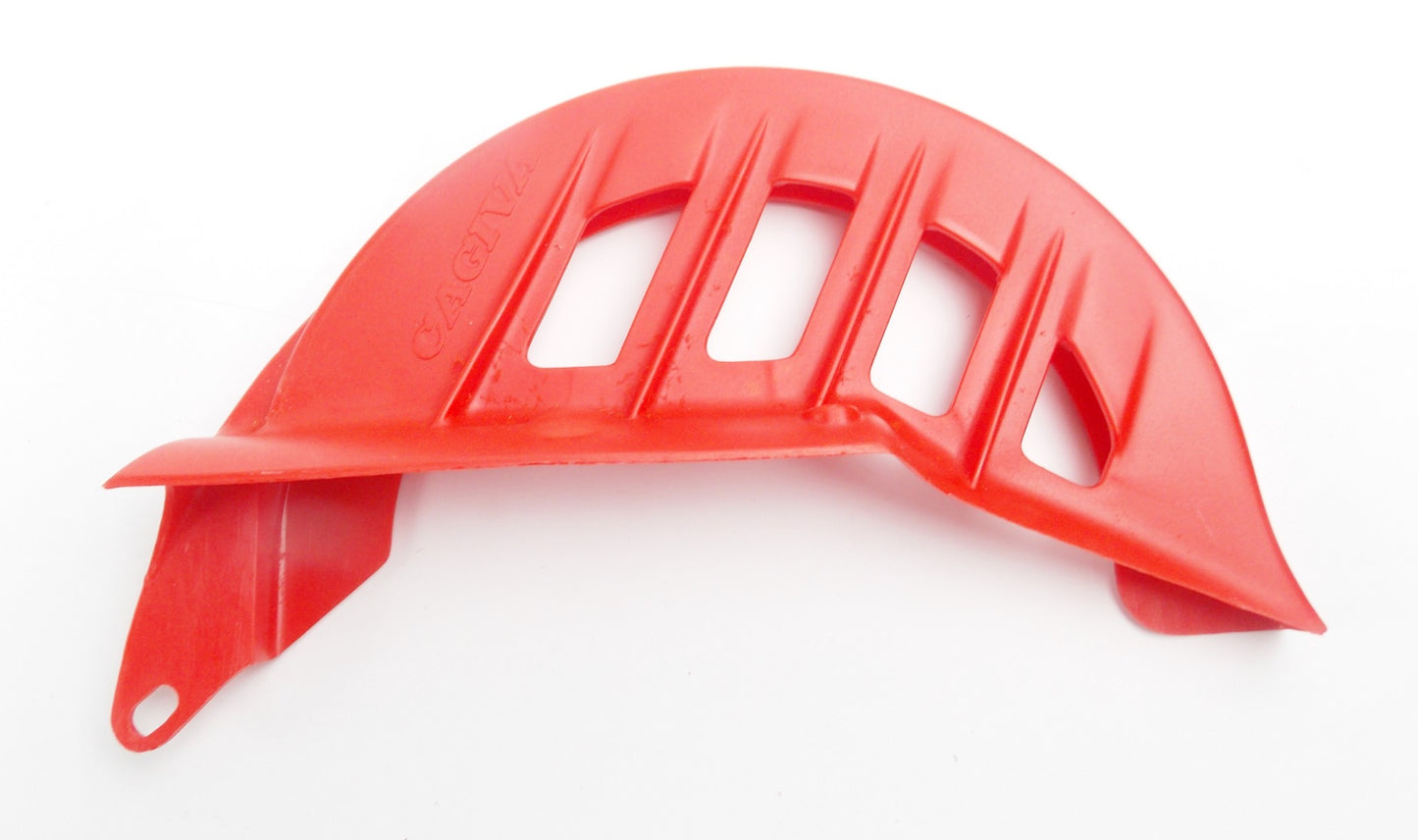OEM CAGIVA ELEFANT 125 RED BRAKE DISC ROTOR PROTECTION GUARD 80R043158 | 43158 - MotoRaider