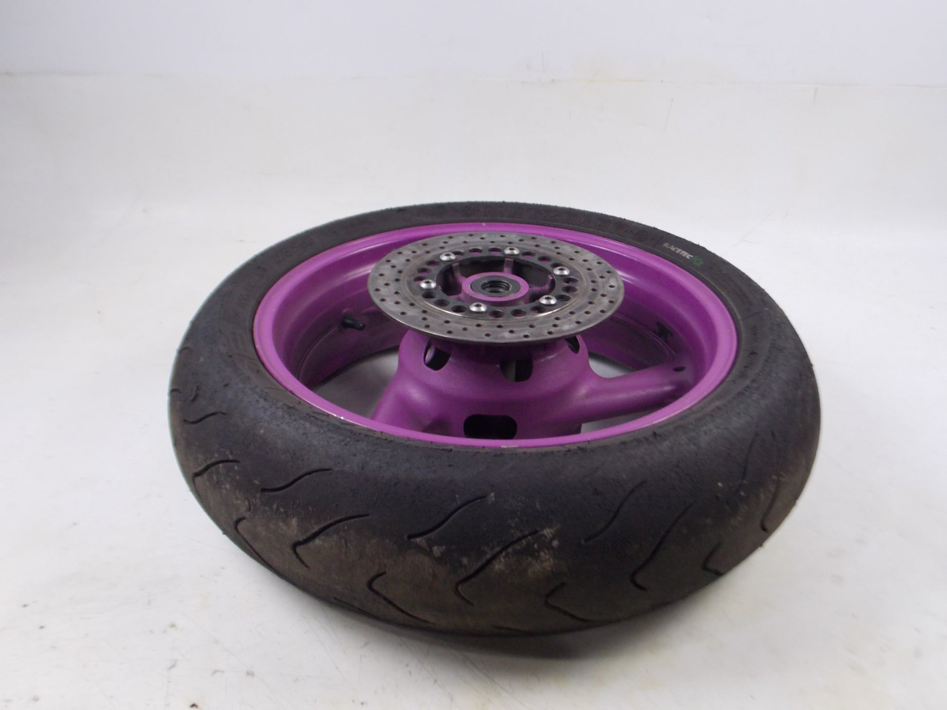 1994-1995 FZR 600R YAMAHA 17" REAR WHEEL ALLOY TIRE DISC BRAKE ROTOR JAPAN - MotoRaider