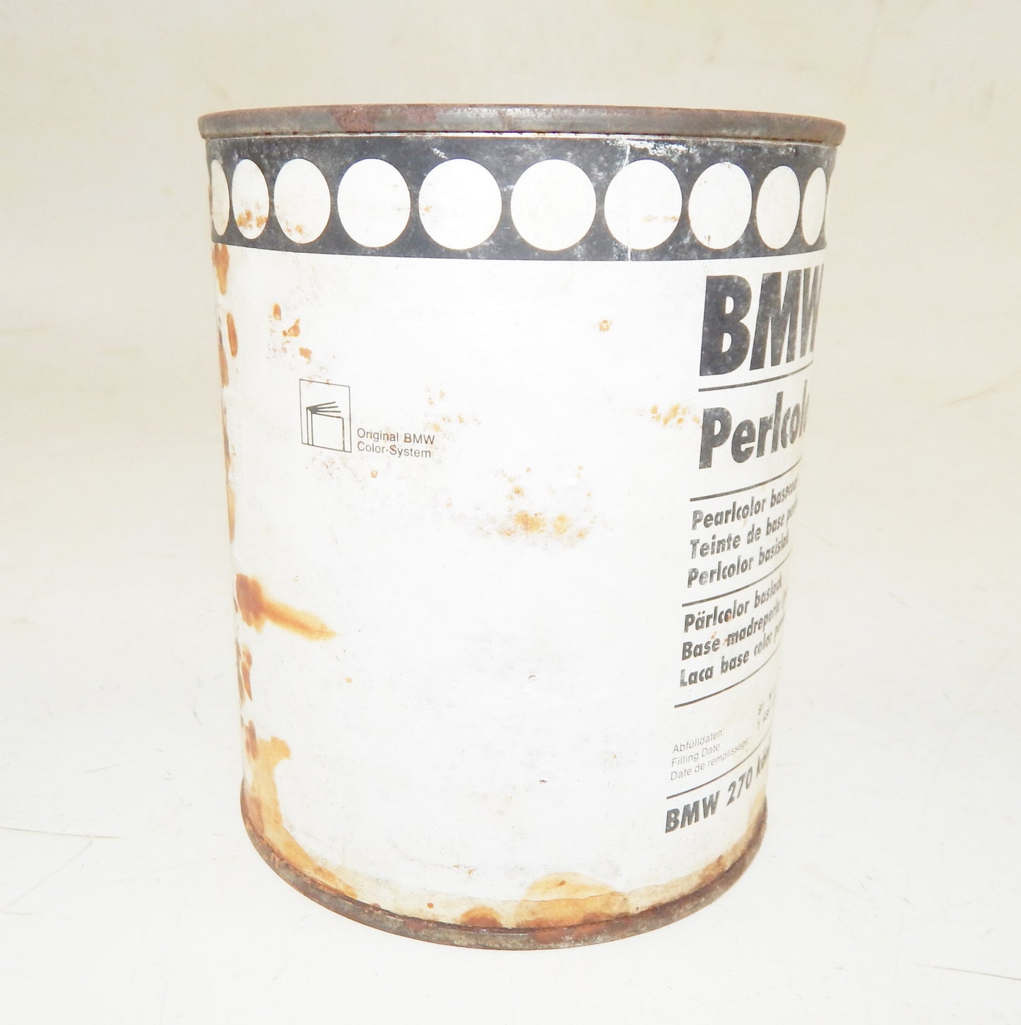 OEM MOTORAD BMW PAINT CAN 1000ml PEARLCOLOR BASECOAT BMW 270 ROYALBLU königsblau - MotoRaider