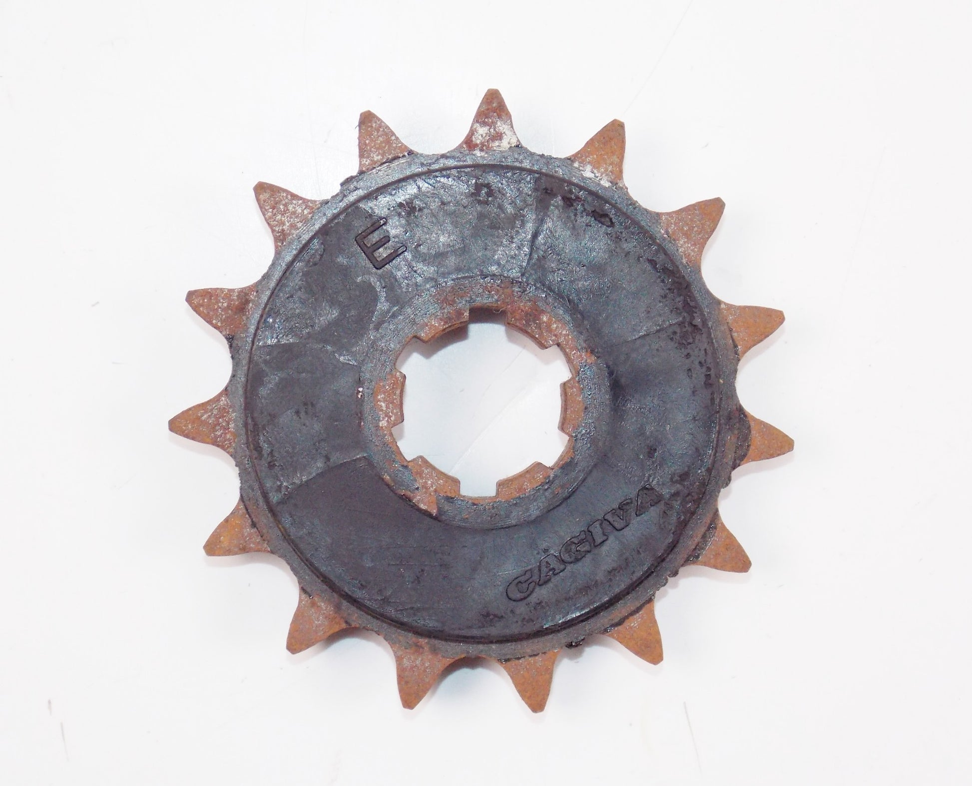 NOS OEM CAGIVA FRONT COUNTER DRIVE SPROCKET 15T MORINI DUCATI MV HUSQVARNA - MotoRaider