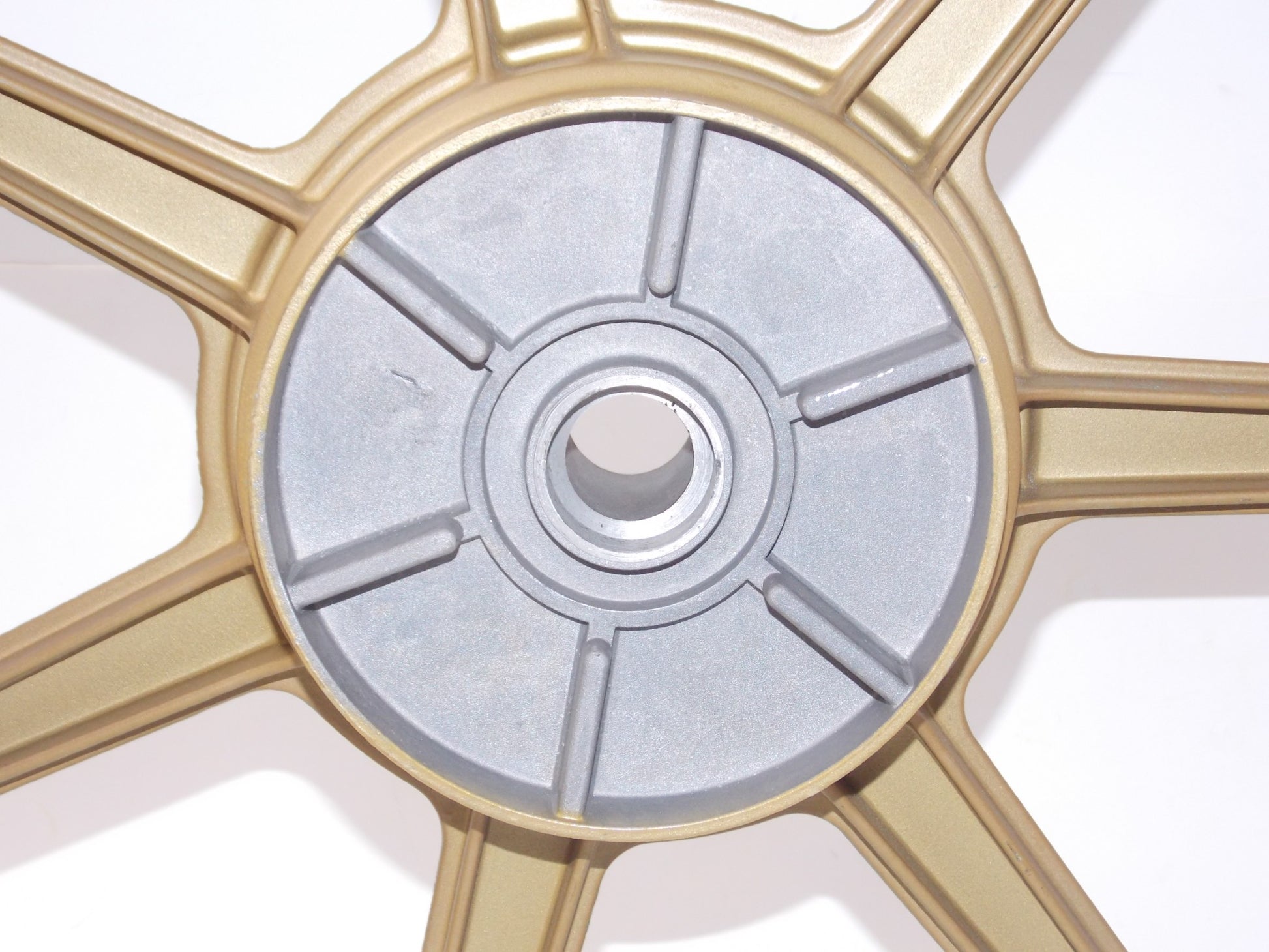 GRIMECA 7 RAZZE REAR WHEEL RIM DOT-D GOLDEN 7 SPOKES 1.85 x 18" LAVERDA CAGIVA - MotoRaider