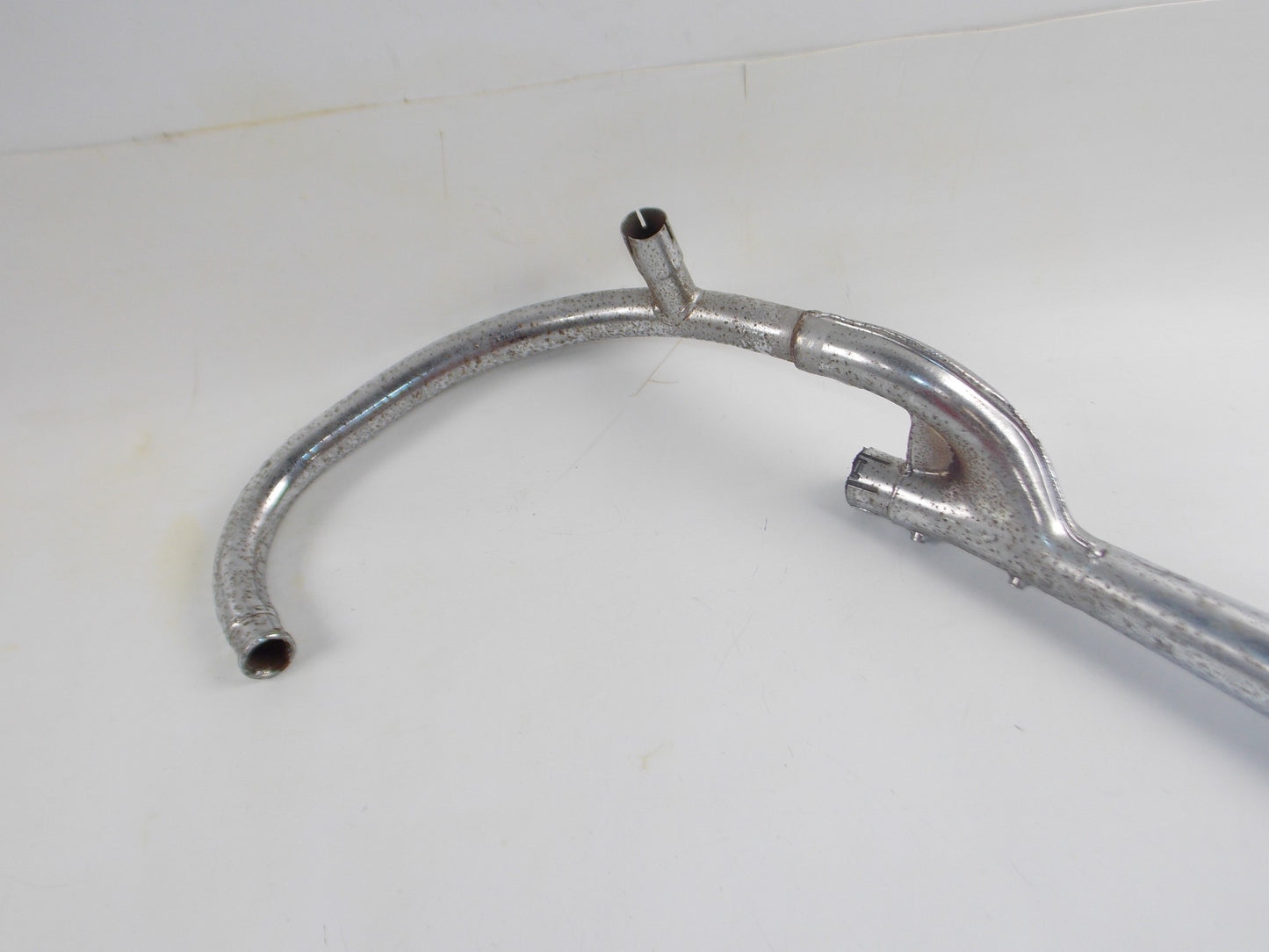 OEM SUZUKI 1977-79 GS550 GS500 MUFFLER EXHAUST SILENCER LEFT CHROME 14340-47100 - MotoRaider