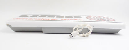 LIMA DIMENSIONE MOTO ORIGINAL ITALIAN DEALER SIGNAL WHITE 29.75x11.75x3" MARQUEE - MotoRaider