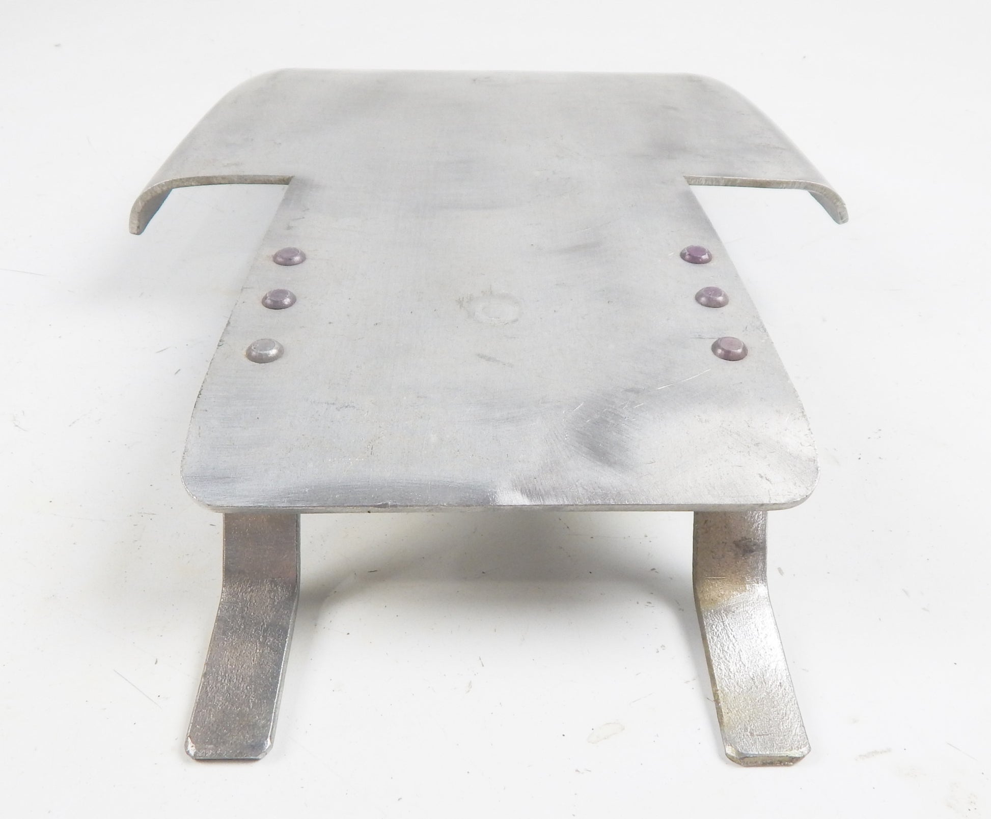 VINTAGE MOTORCYCLE ENGINE FRAME PROTECTOR SKID PLATE 14"x9.5" ENDURO MOTOCROSS - MotoRaider