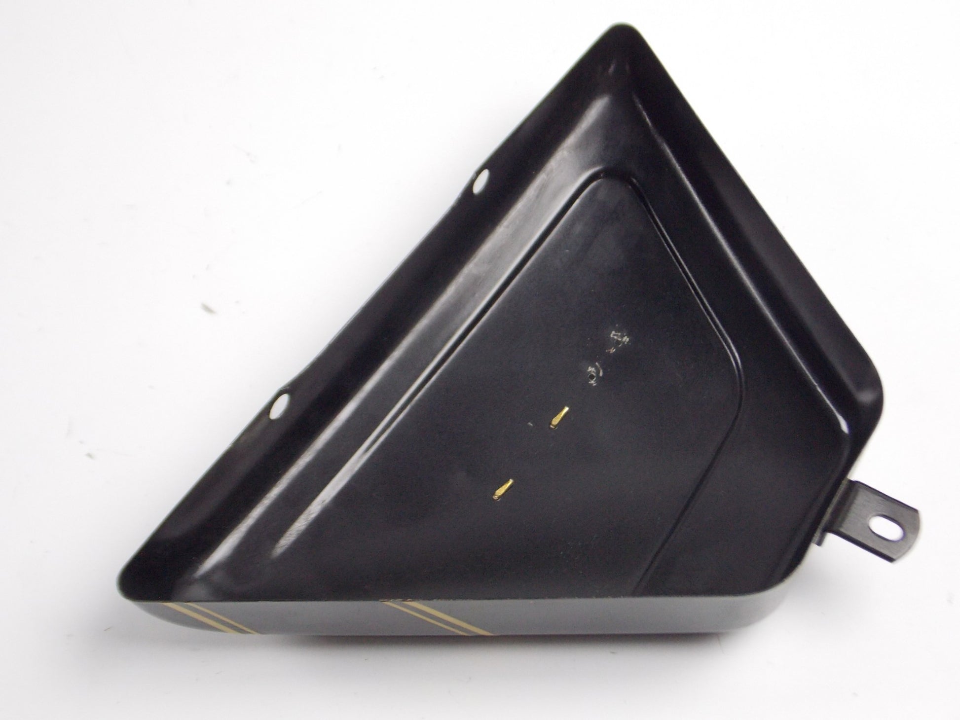 NOS OEM LAVERDA LZ 125 175 LH FRAME SIDE COVER PANEL BLACK 61 706 050 61706050 - MotoRaider