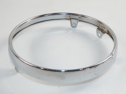 OEM KAWASAKI HEADLIGHT RIM BEZEL CHROME 001-1834 STANLEY VINTAGE MOTORCYCLE - MotoRaider