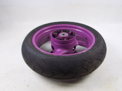 1994-1995 FZR 600R YAMAHA 17" REAR WHEEL ALLOY TIRE DISC BRAKE ROTOR JAPAN - MotoRaider