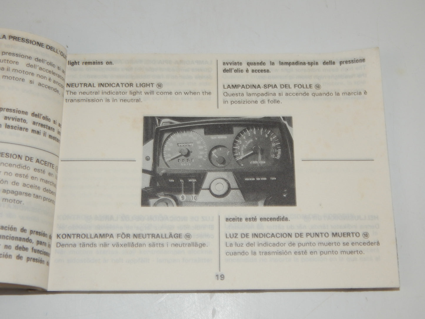 1986 SUZUKI GSX500 GSX600 USER OWNER MANUAL BOOK 99011-43424-027 MULTI LANGUAGE - MotoRaider