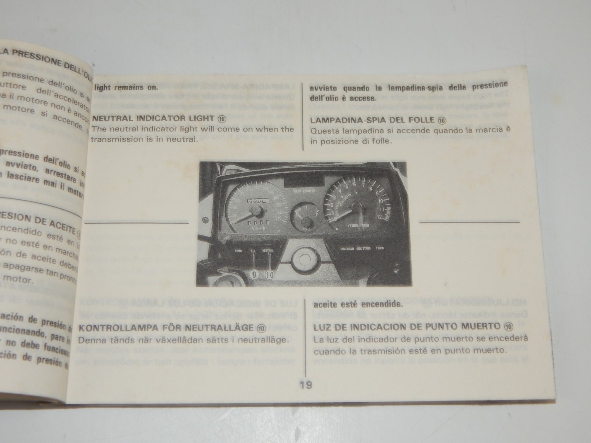 1986 SUZUKI GSX500 GSX600 USER OWNER MANUAL BOOK 99011-43424-027 MULTI LANGUAGE - MotoRaider