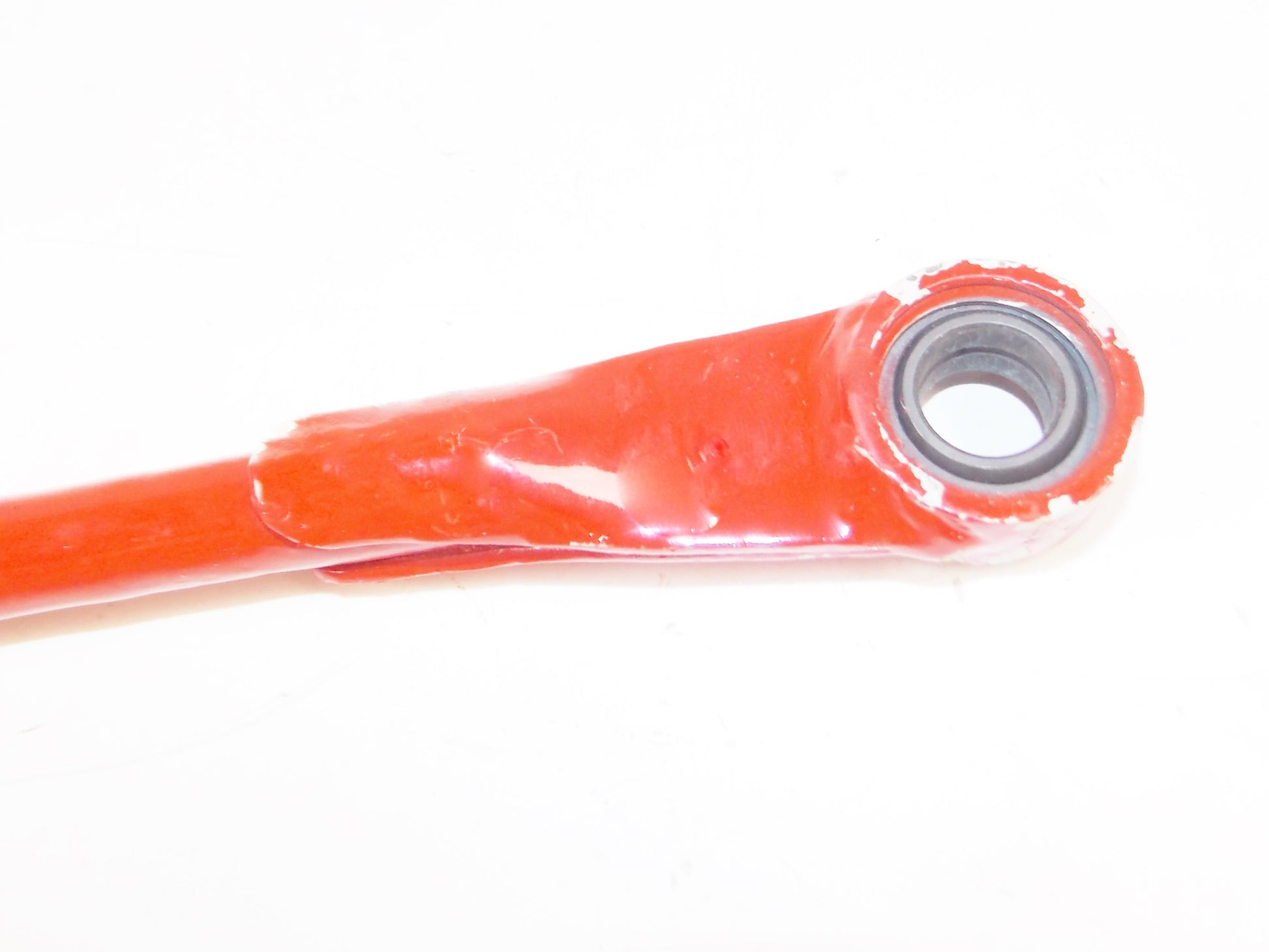 VINTAGE CROSS ENDURO RED REAR WHEEL BRAKE PLATE STAY BETA 1983 500 L=570 mm - MotoRaider