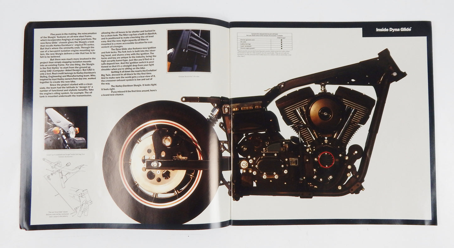 1991 HARLEY CATALOGUE 1994 ANNUAL REPORT 1995 GENUINE MOTORCLOTHES EVO SOFTAIL - MotoRaider