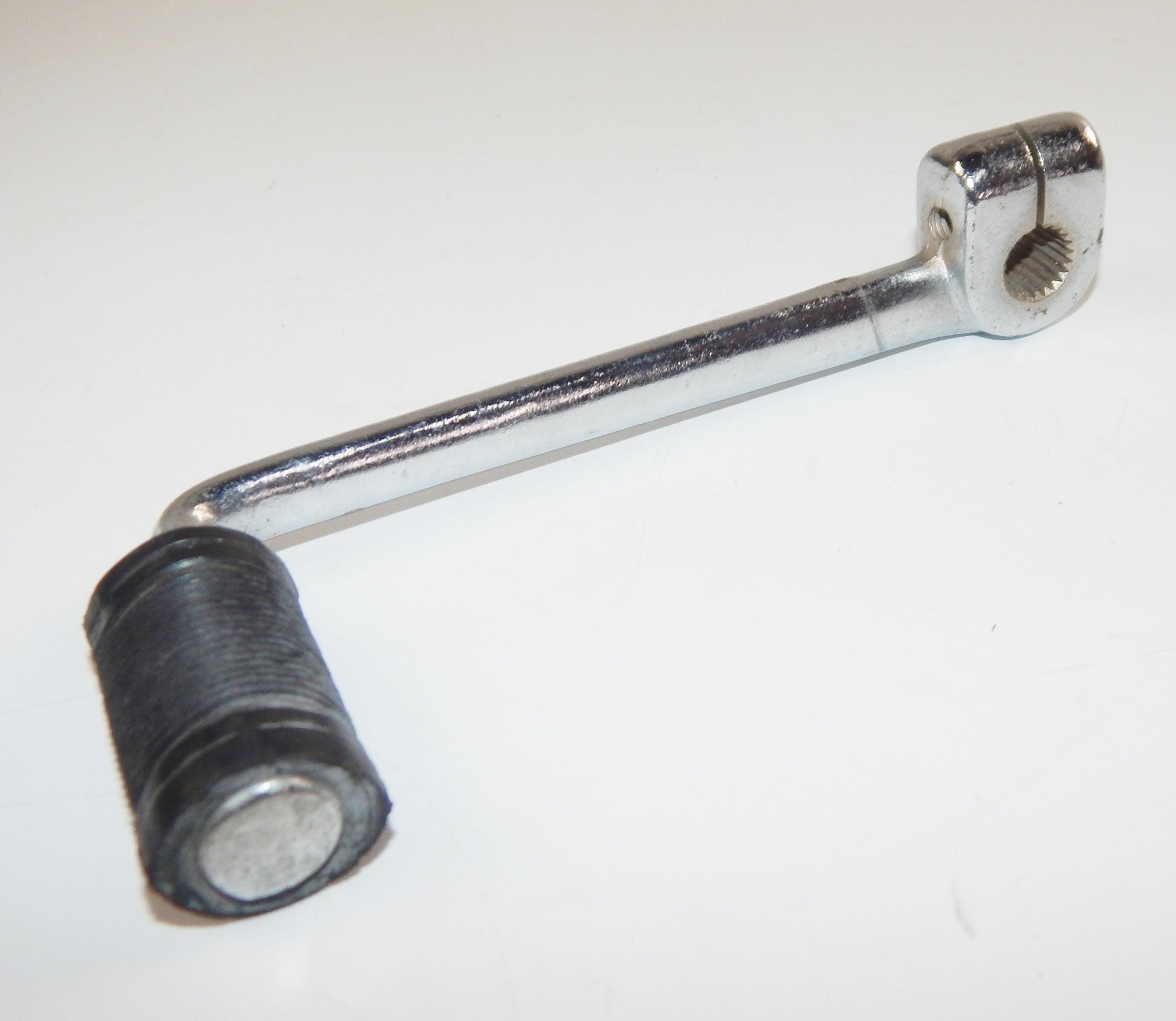 VINTAGE MOTORCYCLE RH GEAR SHIFTER LEVER PEDAL L=135mm SPLINE D=12mm MORINI BETA - MotoRaider