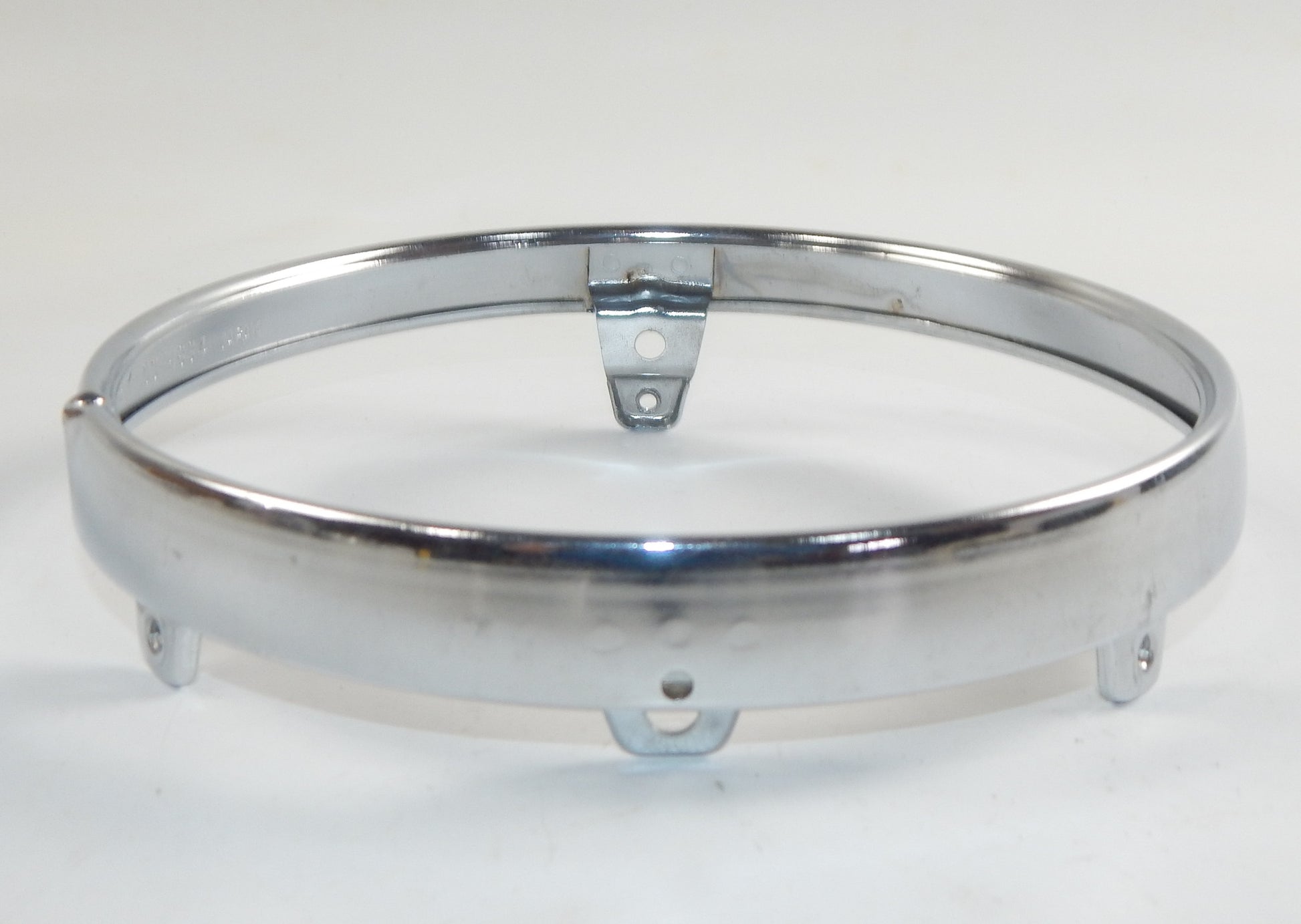 OEM KAWASAKI HEADLIGHT RIM BEZEL CHROME 001-1834 STANLEY VINTAGE MOTORCYCLE - MotoRaider