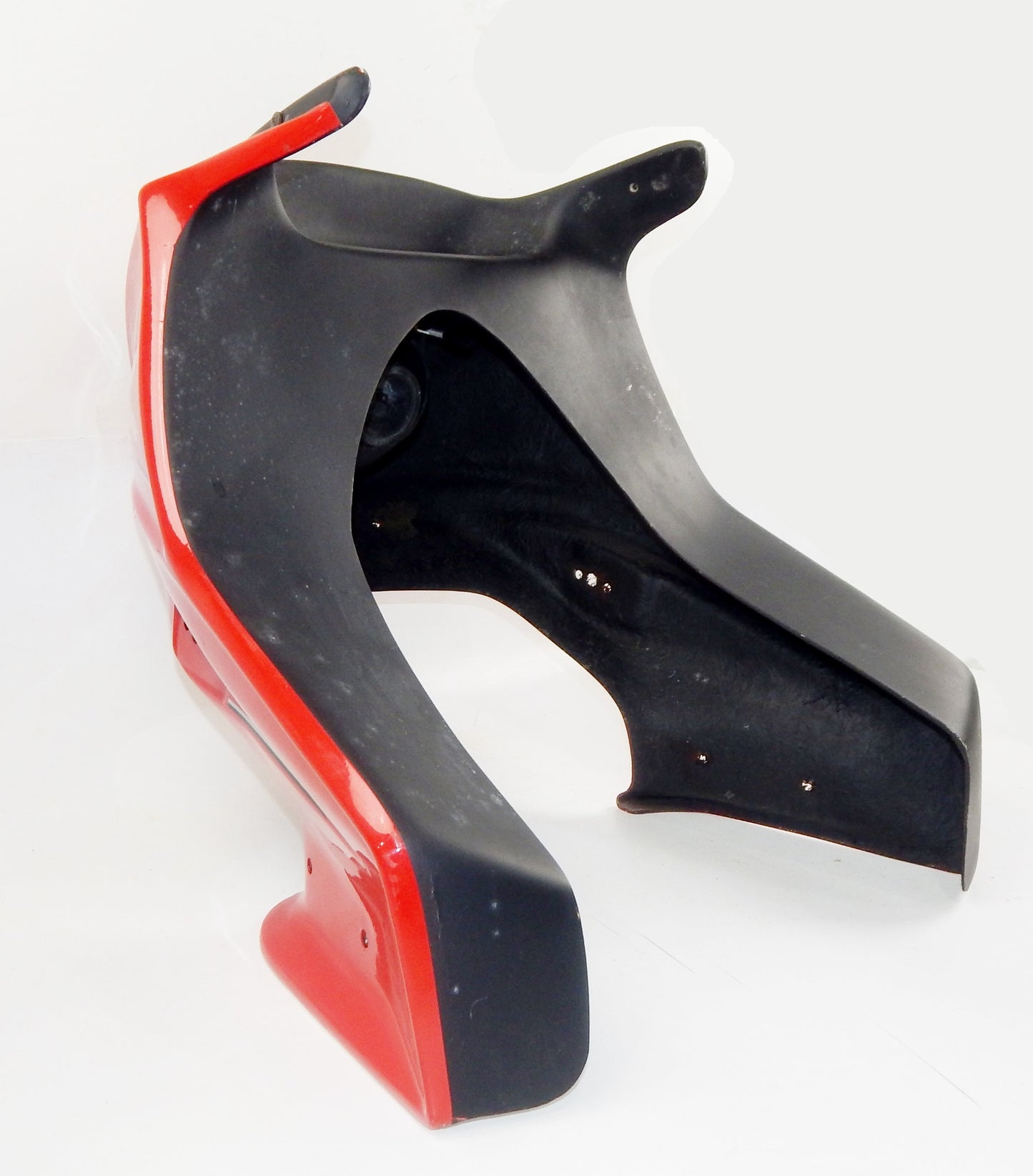 WINDLINE FIBERGLASS FAIRING COWLING+HEADLIGHT RED SUZUKI 27"x21" VINTAGE ITALY - MotoRaider
