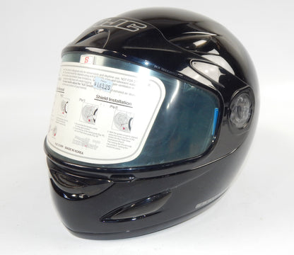 HJC CL-14 S MOTORCYCLES HELMET BLACK CLEAR SHIELD SIZE S ATV SNOWMOBILE QUAD - MotoRaider