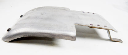 VINTAGE MOTORCYCLE ENGINE FRAME PROTECTOR SKID PLATE 14"x9.5" ENDURO MOTOCROSS - MotoRaider