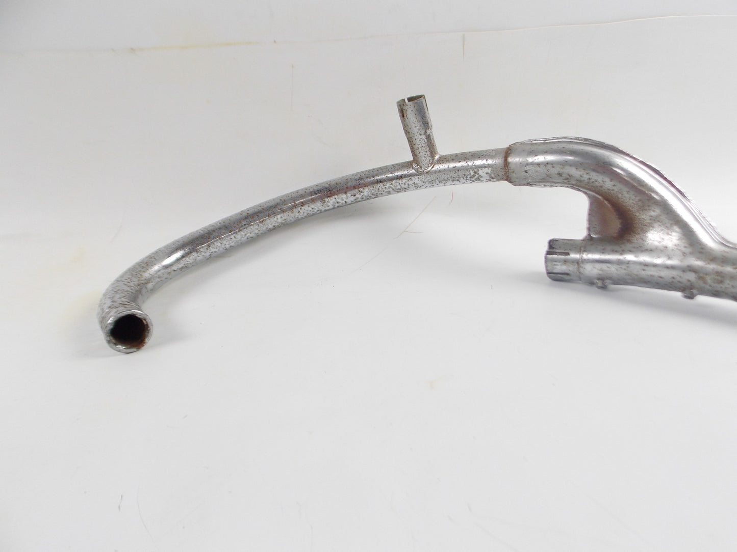 OEM SUZUKI 1977-79 GS550 GS500 MUFFLER EXHAUST SILENCER LEFT CHROME 14340-47100 - MotoRaider