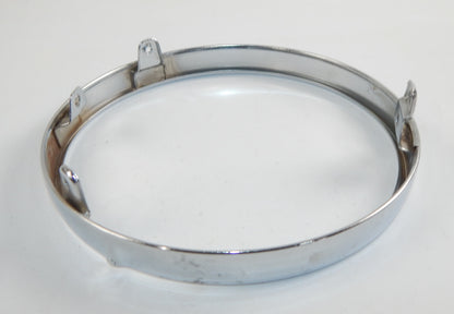 OEM KAWASAKI HEADLIGHT RIM BEZEL CHROME 001-1834 STANLEY VINTAGE MOTORCYCLE - MotoRaider