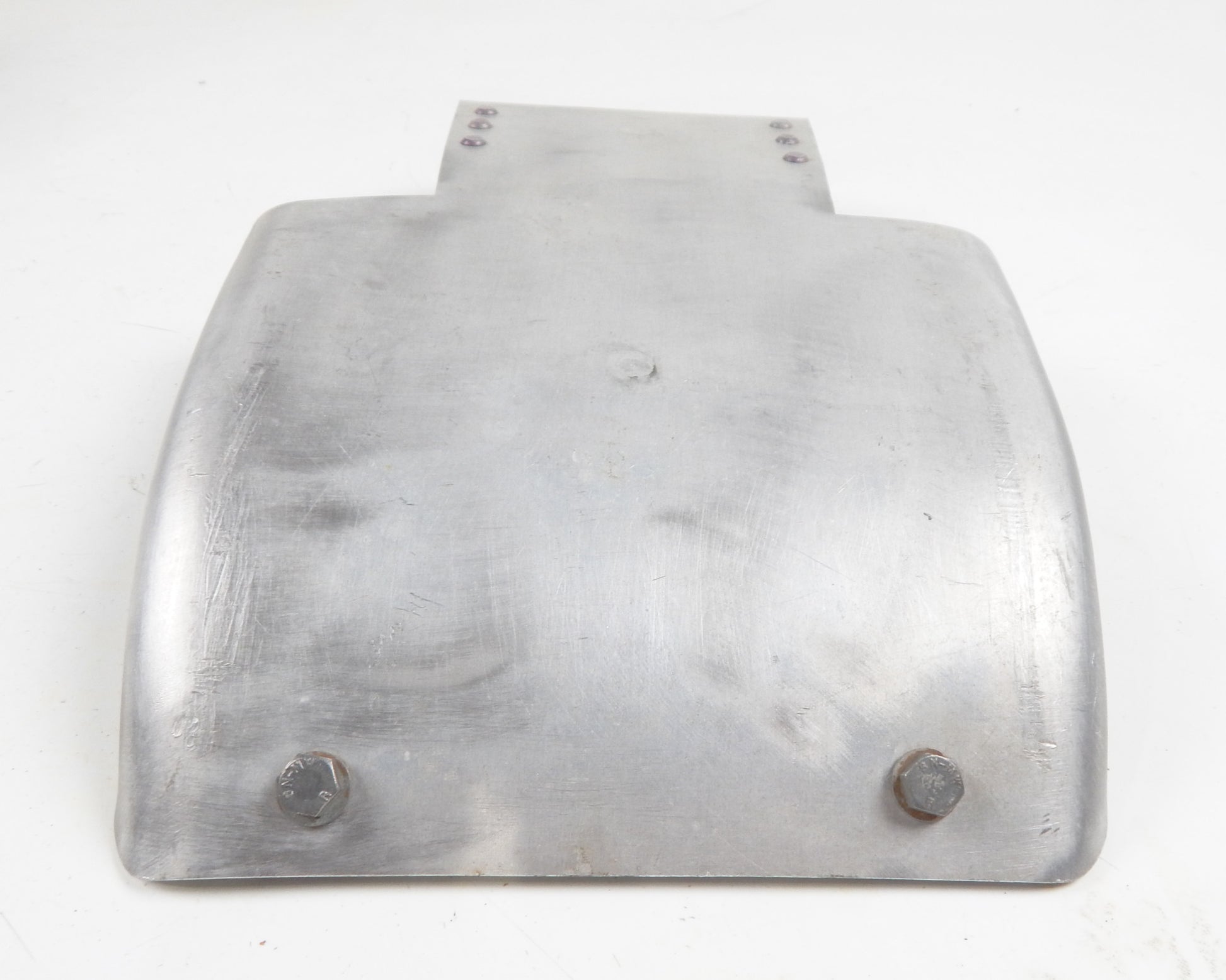 VINTAGE MOTORCYCLE ENGINE FRAME PROTECTOR SKID PLATE 14"x9.5" ENDURO MOTOCROSS - MotoRaider