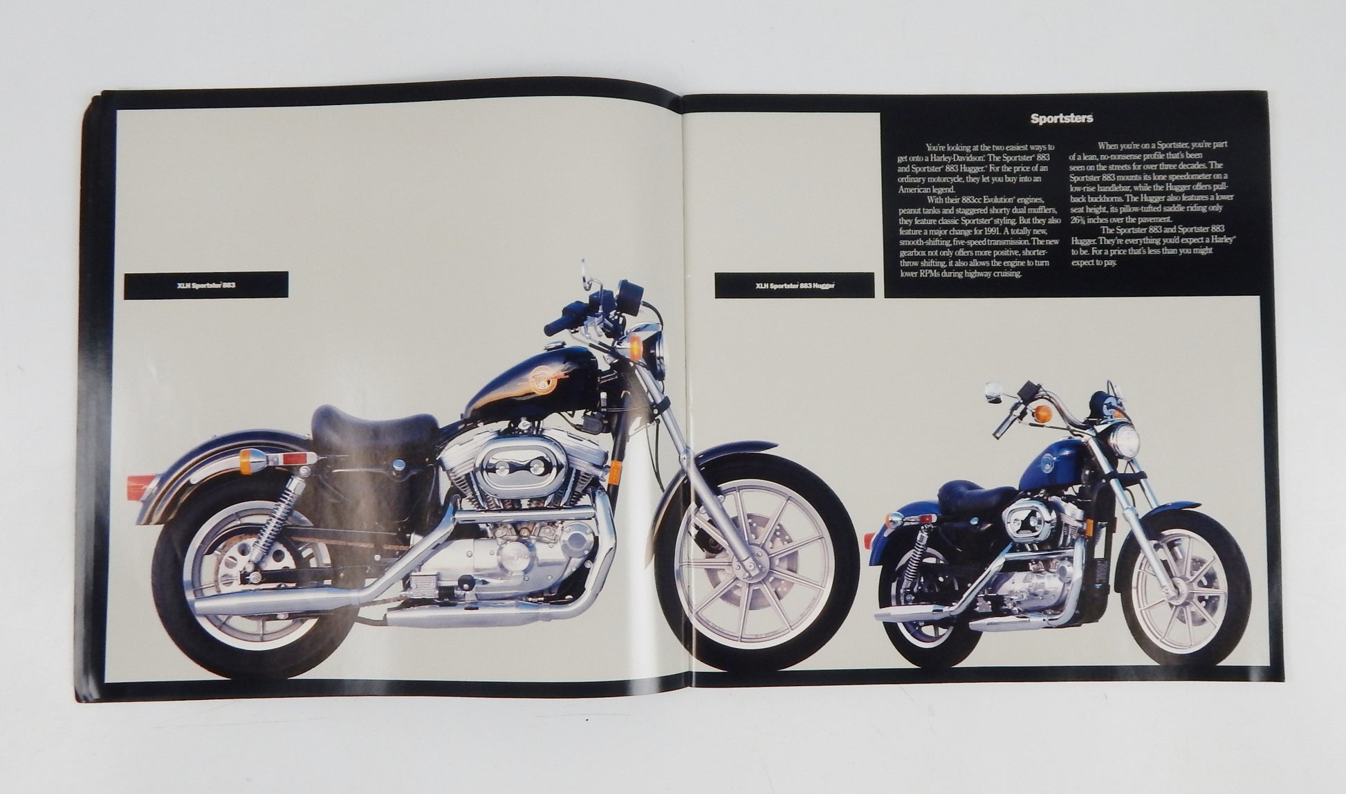 1991 HARLEY CATALOGUE 1994 ANNUAL REPORT 1995 GENUINE MOTORCLOTHES EVO SOFTAIL - MotoRaider