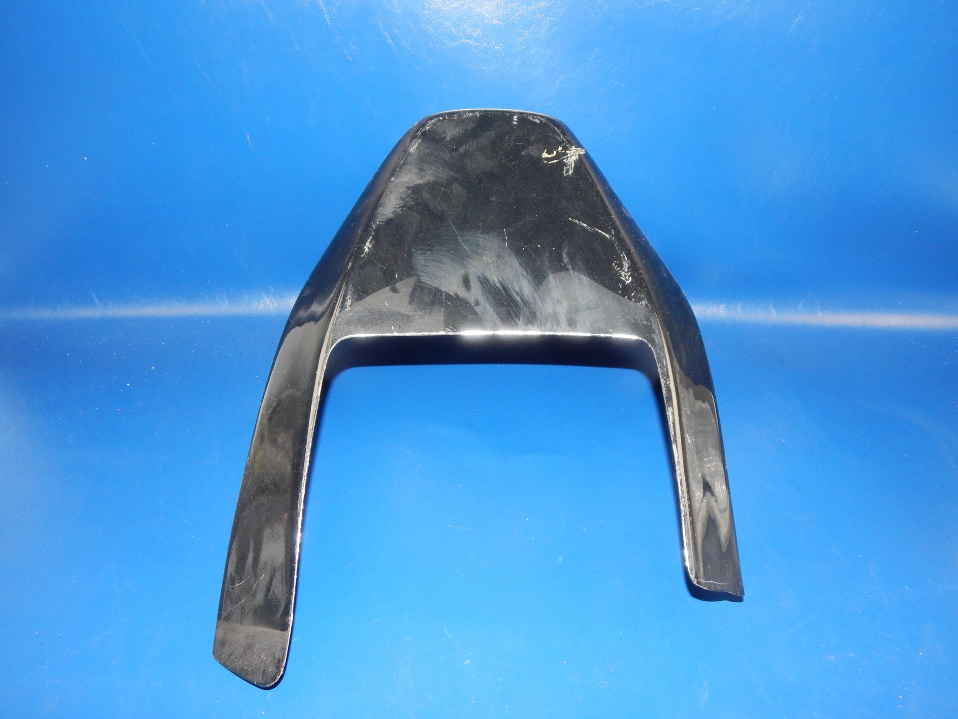 1980's SUZUKI GS GSX WINDLINE FIBERGLASS LOWER FAIRING ENGINE SPOILER CHIN BLACK - MotoRaider