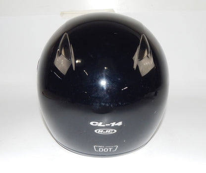 HJC CL-14 S MOTORCYCLES HELMET BLACK CLEAR SHIELD SIZE S ATV SNOWMOBILE QUAD - MotoRaider
