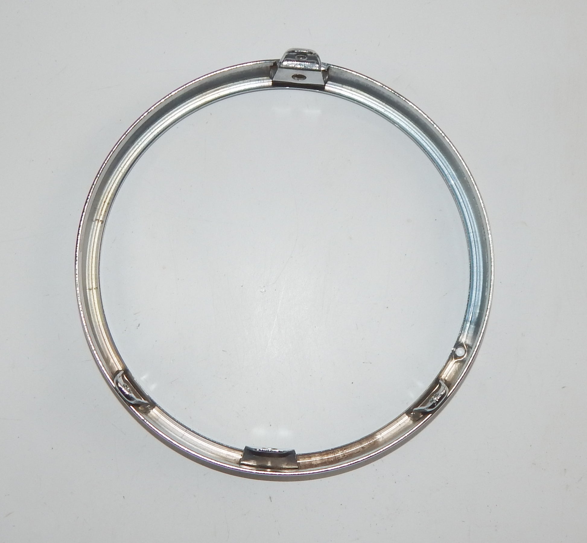 OEM KAWASAKI HEADLIGHT RIM BEZEL CHROME 001-1834 STANLEY VINTAGE MOTORCYCLE - MotoRaider