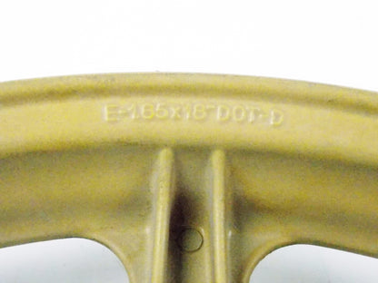 GRIMECA 7 RAZZE REAR WHEEL RIM DOT-D GOLDEN 7 SPOKES 1.85 x 18" LAVERDA CAGIVA - MotoRaider