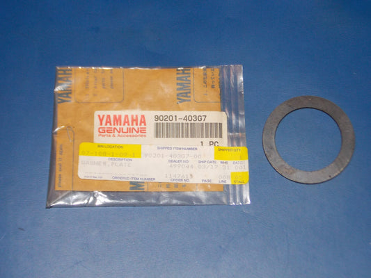 NOS  1983-1988 YAMAHA YTM200/225 YFM200/225  WASHER CLUTCH  PLATE  90201-403G7 - MotoRaider