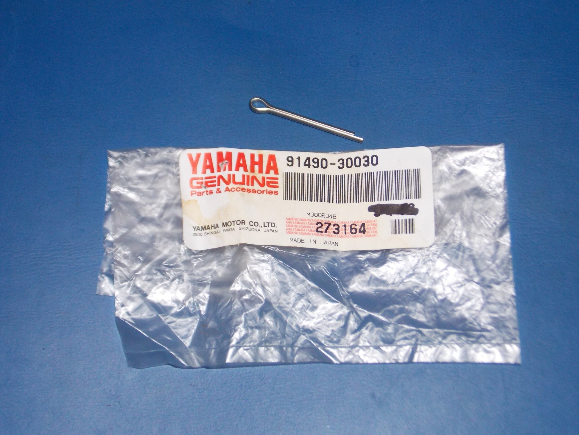 NOS  1995-2018 YAMAHA XV1100/250/535/500/800 YFZ350 TW200 COTTER PIN 91490-30030 - MotoRaider