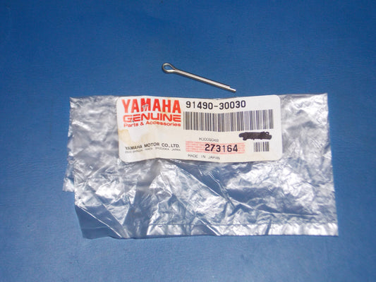 NOS  1995-2018 YAMAHA XV1100/250/535/500/800 YFZ350 TW200 COTTER PIN 91490-30030 - MotoRaider