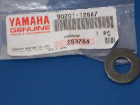 NOS YAMAHA 1981-2016 PW50 FZR1000 YFA1 YFM350 TW200 WASHER PLATE # 90201-126A7 - MotoRaider