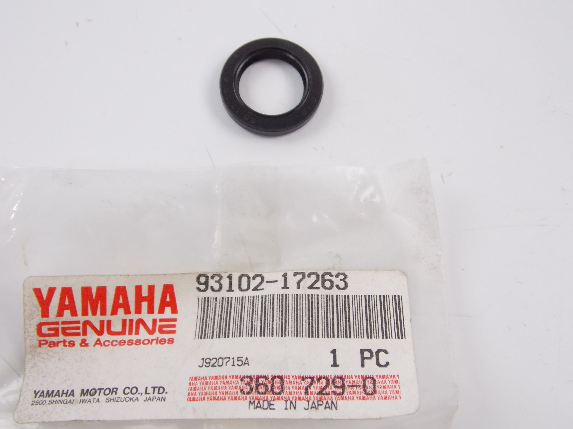 NOS 1982-2018 YAMAHA YZ490/250 XT125/200/350 BW200 OIL SEAL 93102-17263 - MotoRaider
