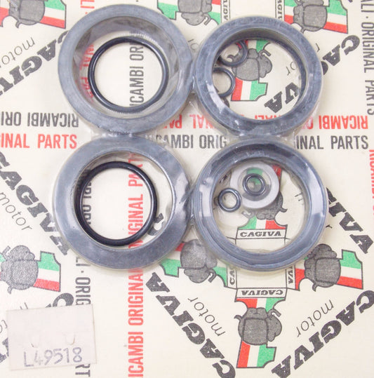 NOS OEM CAGIVA 1987 ALETTA ORO 125 - S2 GASKET SET 49518 - MotoRaider