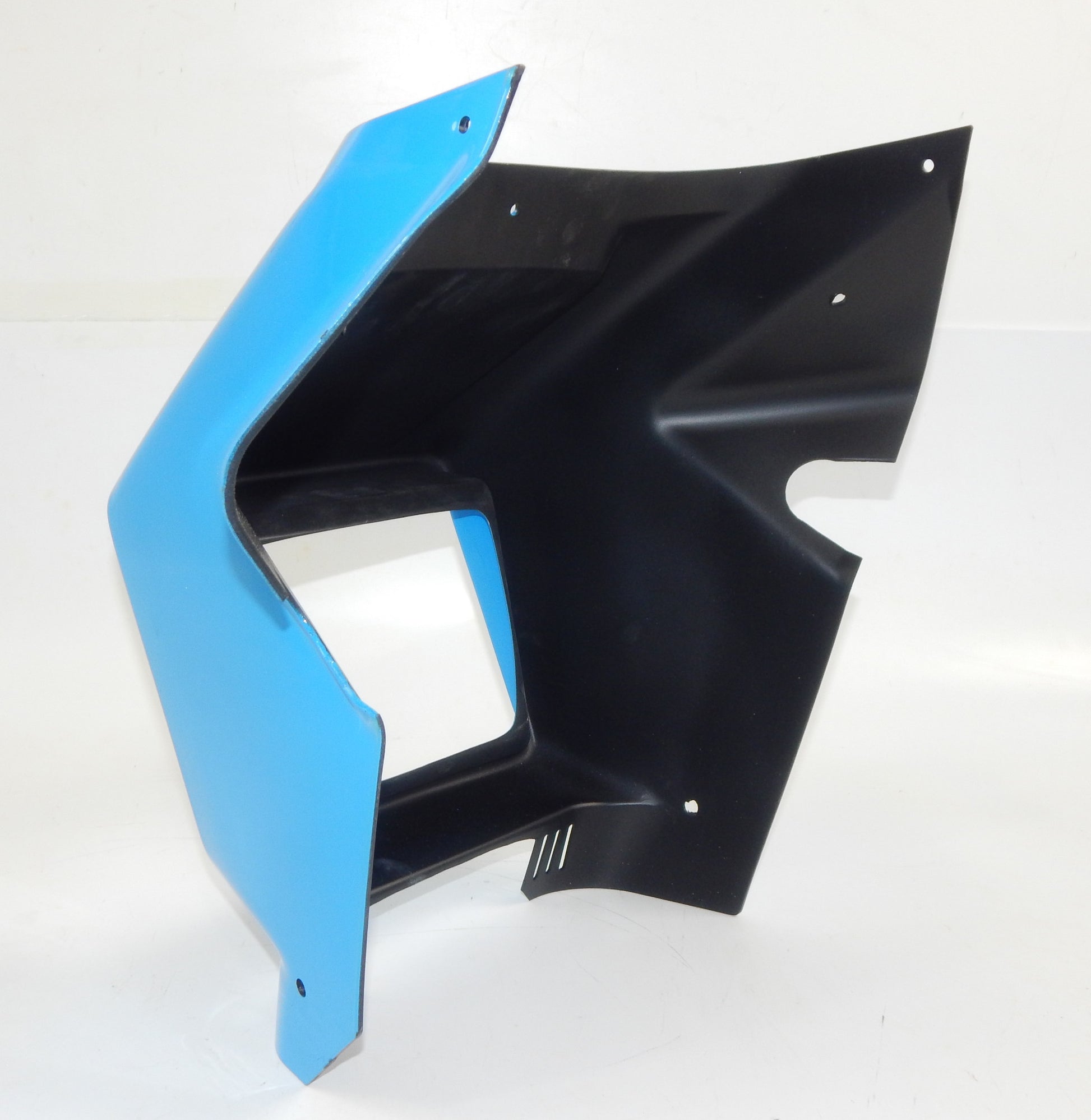 IC ITALCASCHI FIBERGLASS FAIRING COWLING BLUE SUZUKI DR 600 18x15" VINTAGE ITALY - MotoRaider